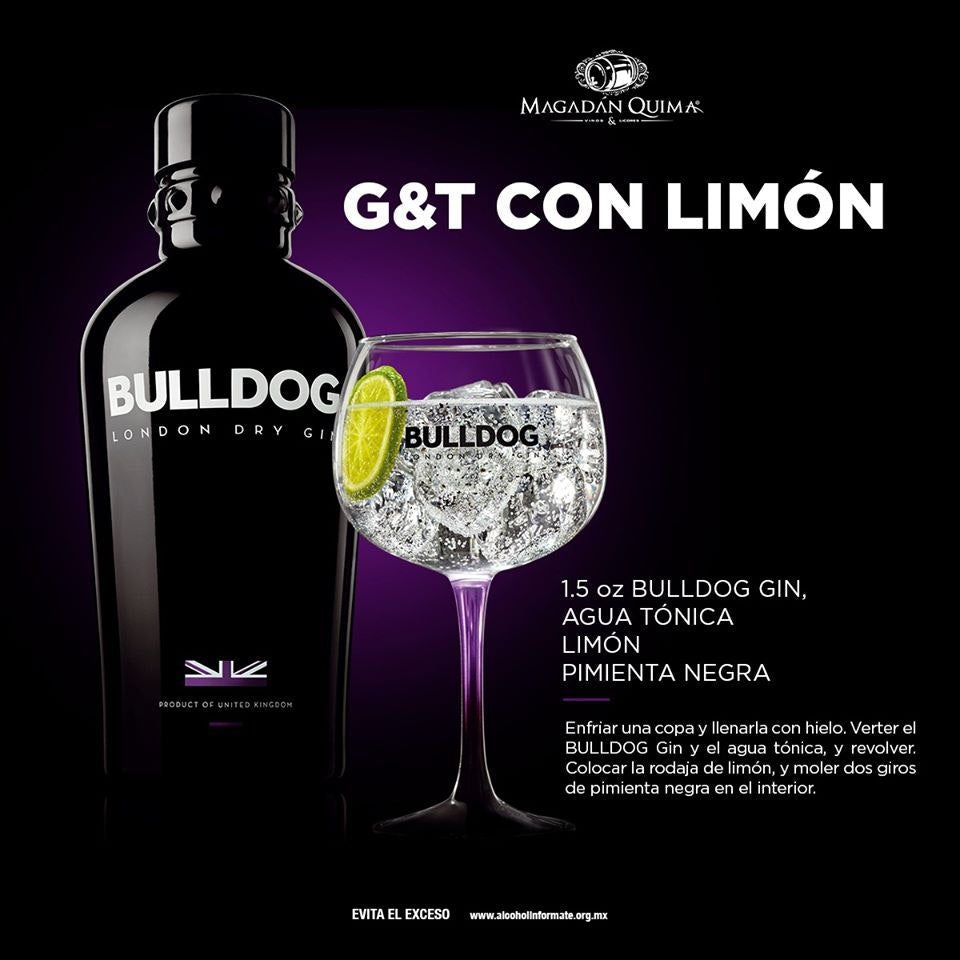 Coctel Gin & Tonic con limón