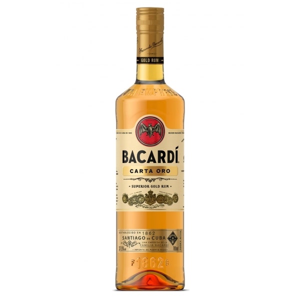 Ron Bacardi Carta Oro 750ml