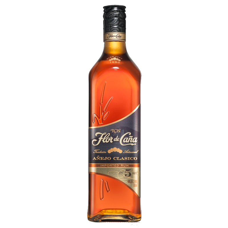 Ron Flor de Caña Añejo 5 Años 750ml