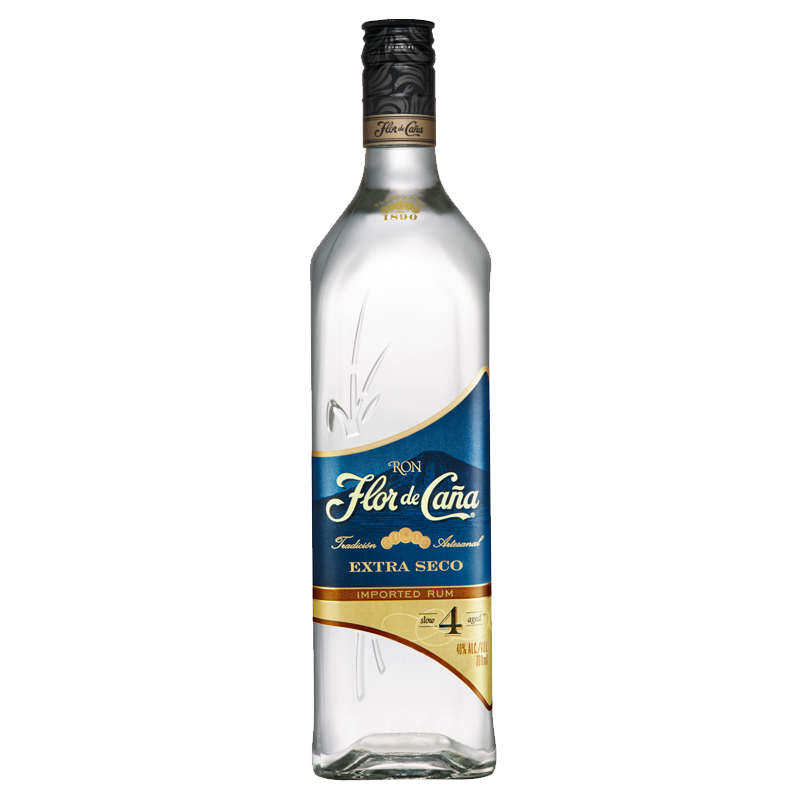 Ron Flor de Caña 4 Años Blanco 750ml