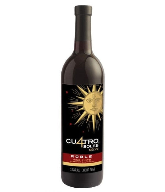 Tinto Roble Cuatro Soles 750ml