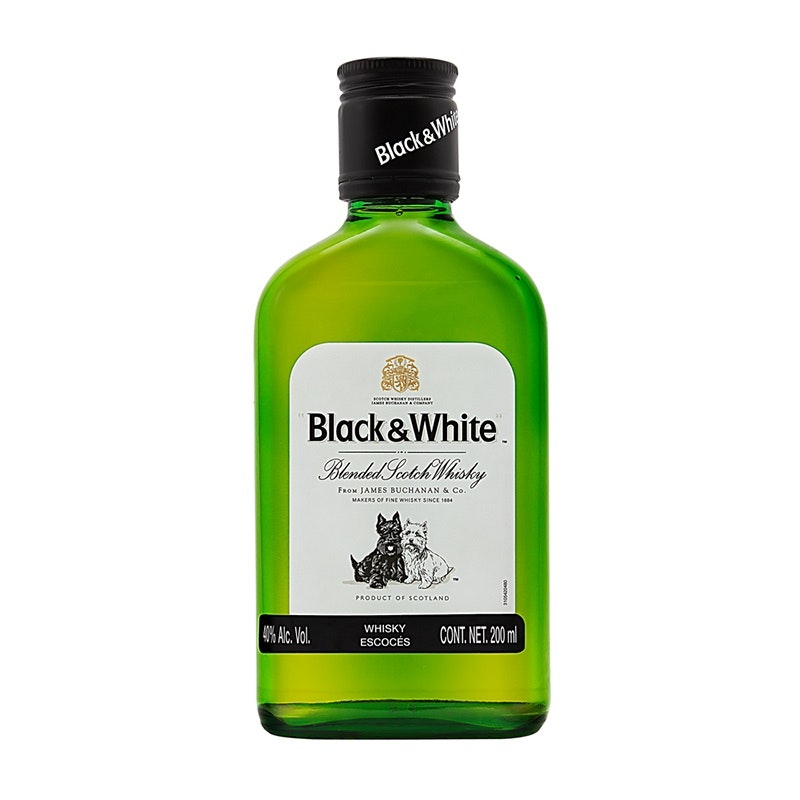Whisky Black & White 200ml